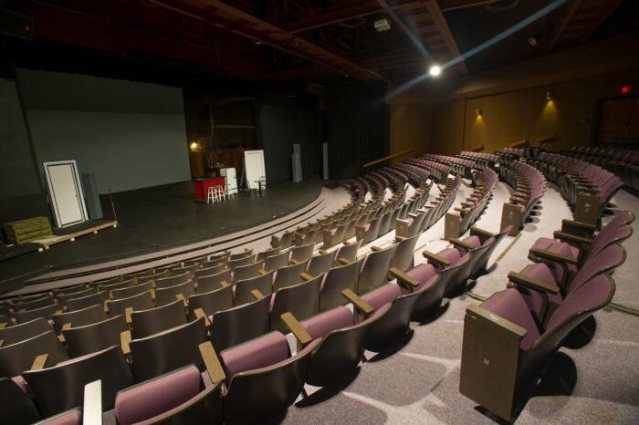 Theater and stage at TAMUC.